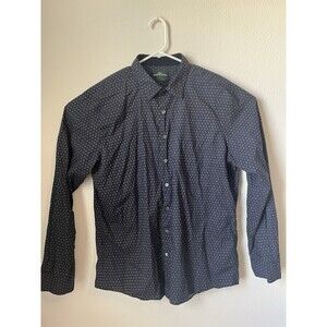 Rodd & Gunn Italian Fabric Sports Fit Lightweight Blue W/ Dots Shirt Men's 2XL